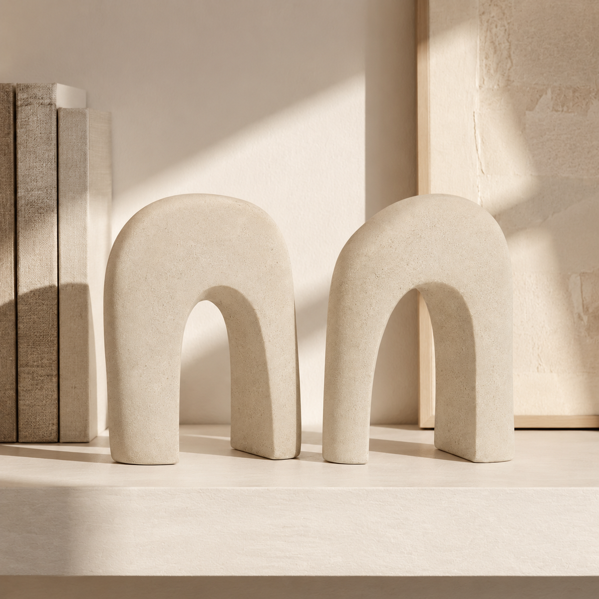 Eccentric Arch Bookends