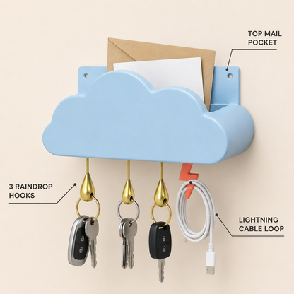 Cloud Spill Key Hook