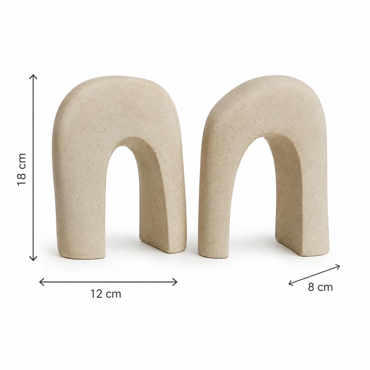 Eccentric Arch Bookends