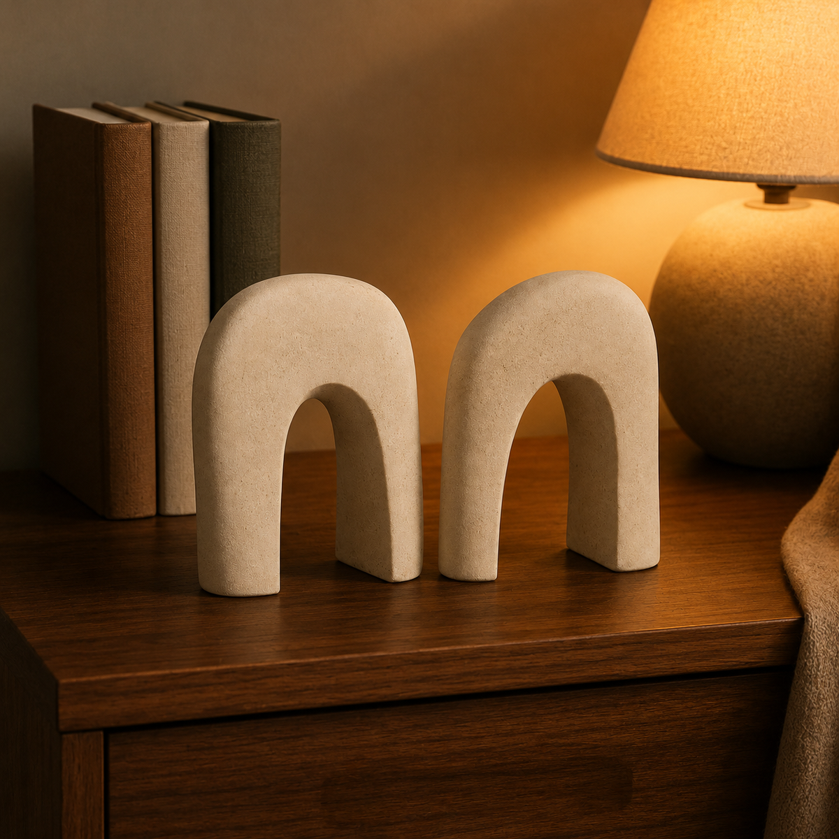 Eccentric Arch Bookends