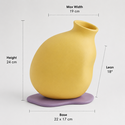 Oops! Leaning Vase