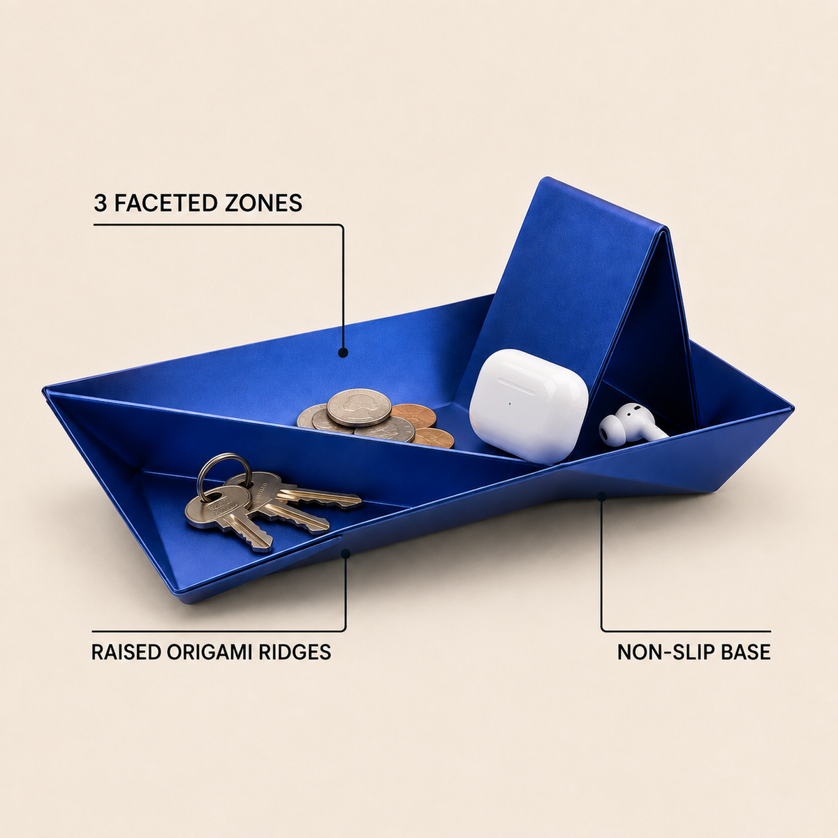 PrismFold Catchall Tray
