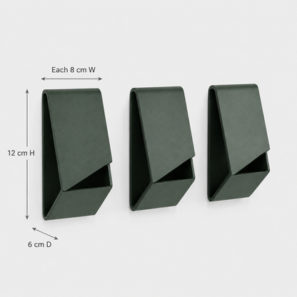 RibbonFold Wall Hook Trio